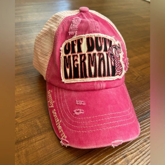 Simply Southern Pink Trucker Hat - Picture 1 of 5